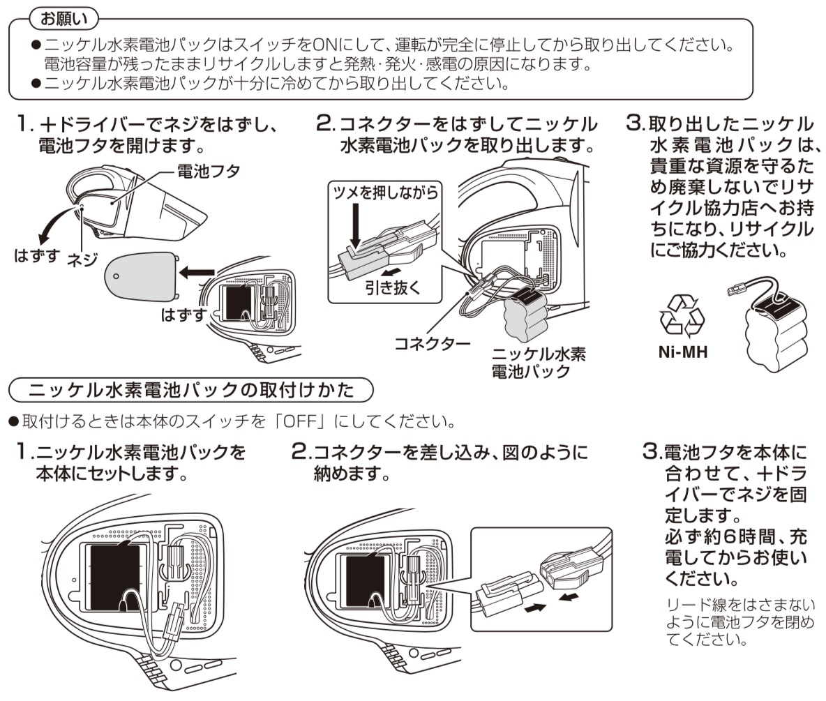 電池交換